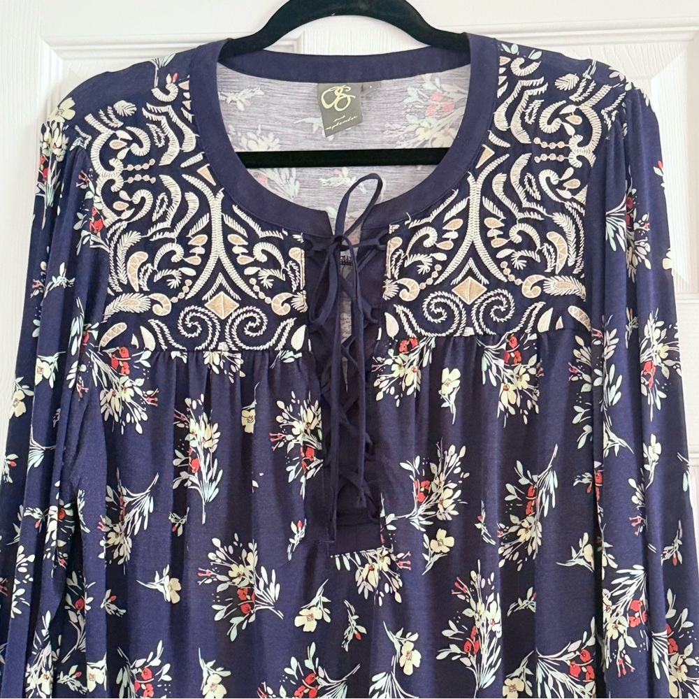 Anthropologie Sydney Floral Top by One September Large - Picture 4 of 12